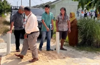 Portal Jalan di Kelurahan Sungai Sibam Dibongkar, Akses Warga Kembali Lancar