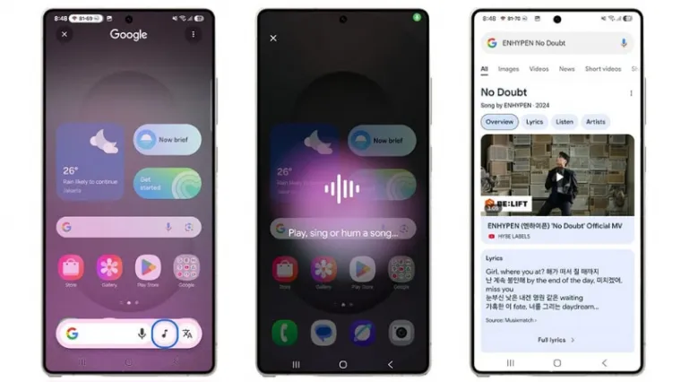 Cara Baru Cari Lagu di Galaxy S25 Series Pakai Circle to Search with Google