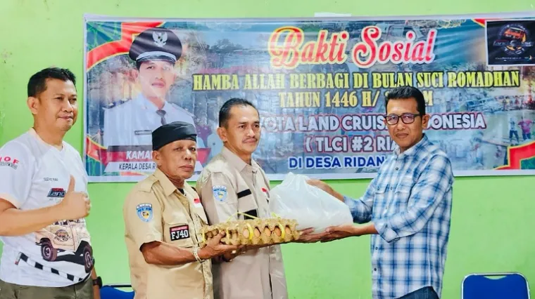 TLCI Chapter 2 Riau Kukuhkan Korwil Kampar dan Berbagi Sembako di Ridan Permai Bangkinang