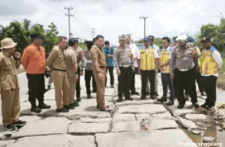 Dirlantas Polda Riau Tinjau Jalur Mudik di Pelalawan, Pastikan Keamanan Pemudik