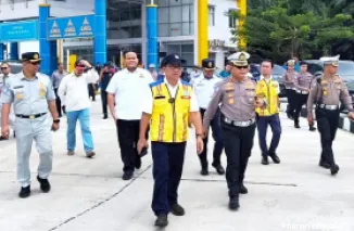 Ditlantas Polda Riau Lakukan Pengecekan di UPPKB Tenayan Raya Jelang Mudik Lebaran