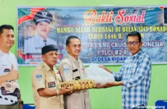 TLCI Chapter 2 Riau Kukuhkan Korwil Kampar dan Berbagi Sembako di Ridan Permai Bangkinang