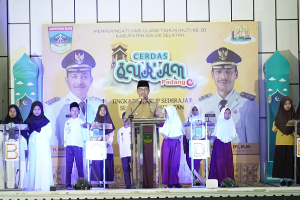 Dalam Rangka HUT ke-20 Pemkab Solsel Gelar Lomba Cerdas Quran Tingkat Pelajar