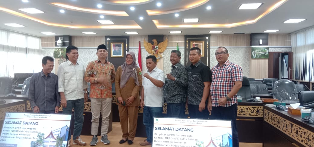 Sinergi Legislatif: Kunjungan Komisi 1 DPRD Solok Selatan ke DPRD Sumatera Barat untuk Optimalisasi Kinerja Masa Periode Anggota 2019-2024