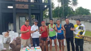 Hamdan Sayuti Dari Kab. Sijunjuang Juara Satu Lomba Lari 10 K Di Kab Solok Selatan