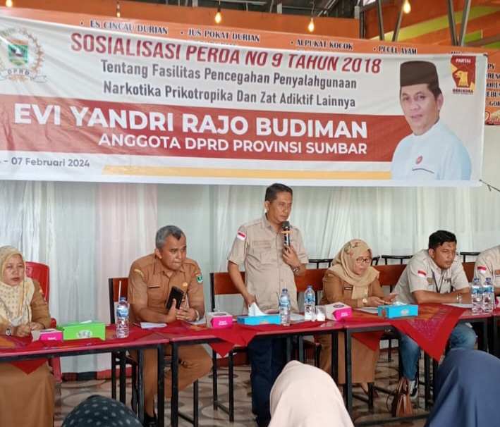 Foto Anggota DPRD Sumbar Sosialisasi Bahaya Narkoba, Upaya Menyelamatkan Generasi Muda Sumatera Barat