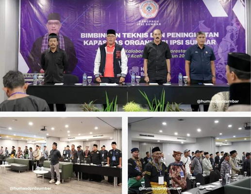 Foto Ketua DPRD Sumbar, Buka Bimtek IPSI, Mendorong Peningkatan Kualitas Atlet Silat dan Pengembangan Budaya Bela Diri