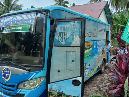 Operasional Bus Sekolah Pemko Pariaman untuk pelajar sudah lancar kembali.