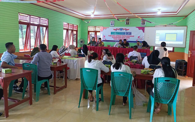 Foto Babinsa Koramil 03/Sipora Hadiri Rapat LPDP Desa Sido Makmur