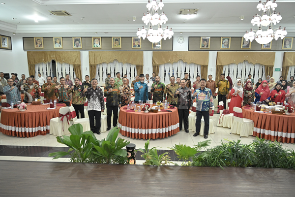 Foto Pisah Sambut Danlanud Sutan Sjahrir, Gubernur Mahyeldi Berharap Sinergitas Forkopimda Sumbar Terus Meningkat