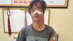 Pelaku berhasil diamankan polisi. (Foto: Dok istimewa)