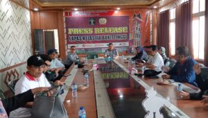 Foto Konferensi Pers Labukti Zero Halinar dalam Lapas Bukittinggi