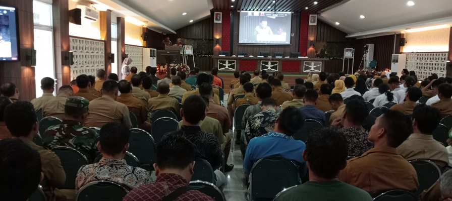 Dandim 0319/Mentawai Hadiri Musrenbang Penyempurnaan RKPD TA. 2024 Kab. Kep Mentawai Resmi Dibuka Pj Bupati