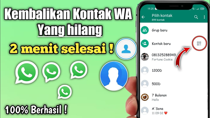 Foto Mudah! Cara Kembalikan Nomor Kontak wa yang sudah Terhapus