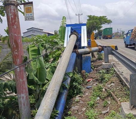 Foto Rekondisi Jembatan Pipa DN 250 GI Bypass, Upaya Pemeliharaan Infrastruktur untuk Kepentingan Publik