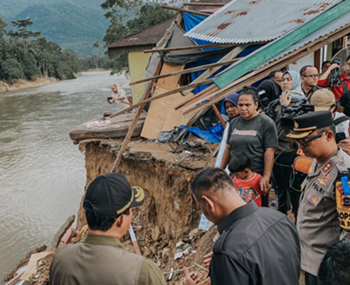 Pemerintah Kabupaten Pesisir Selatan Data Rumah Warga yang Akan Direlokasi Akibat Banjir dan Longsor