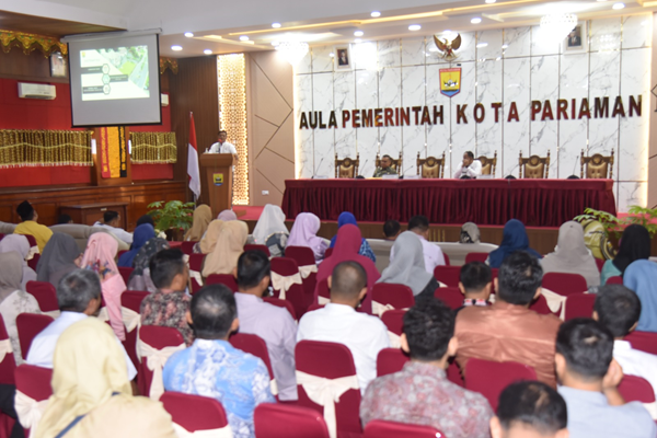 Saat pembukaan Forum OPD di Aula Balaikota Kota Pariaman.