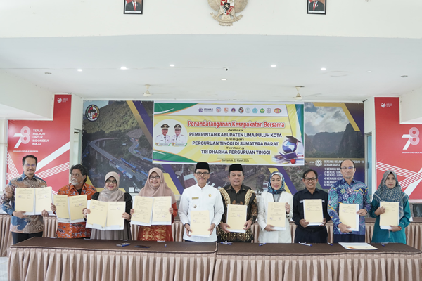 9 Universitas Teken MoU Dengan Kabupaten Limapuluh Kota