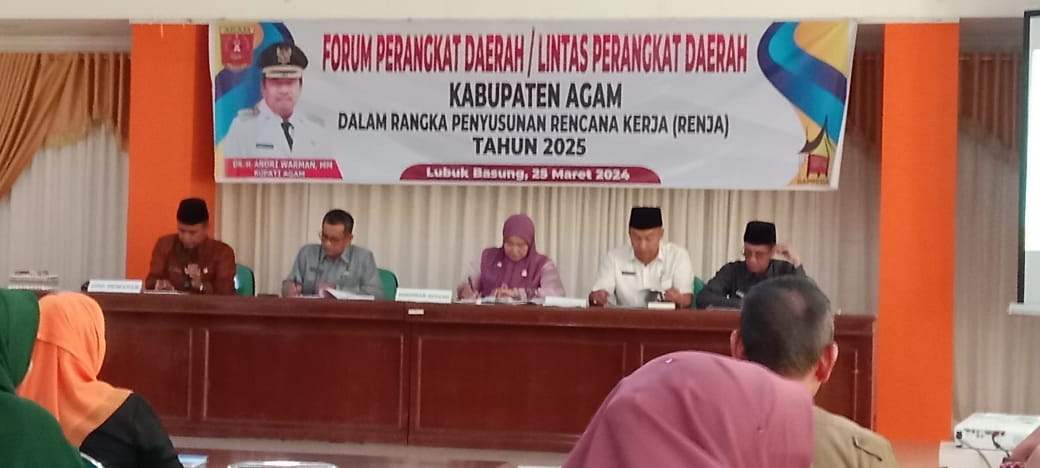 Foto Pemkab Agam Gelar Forum OPD untuk Penyusunan Renja 2025