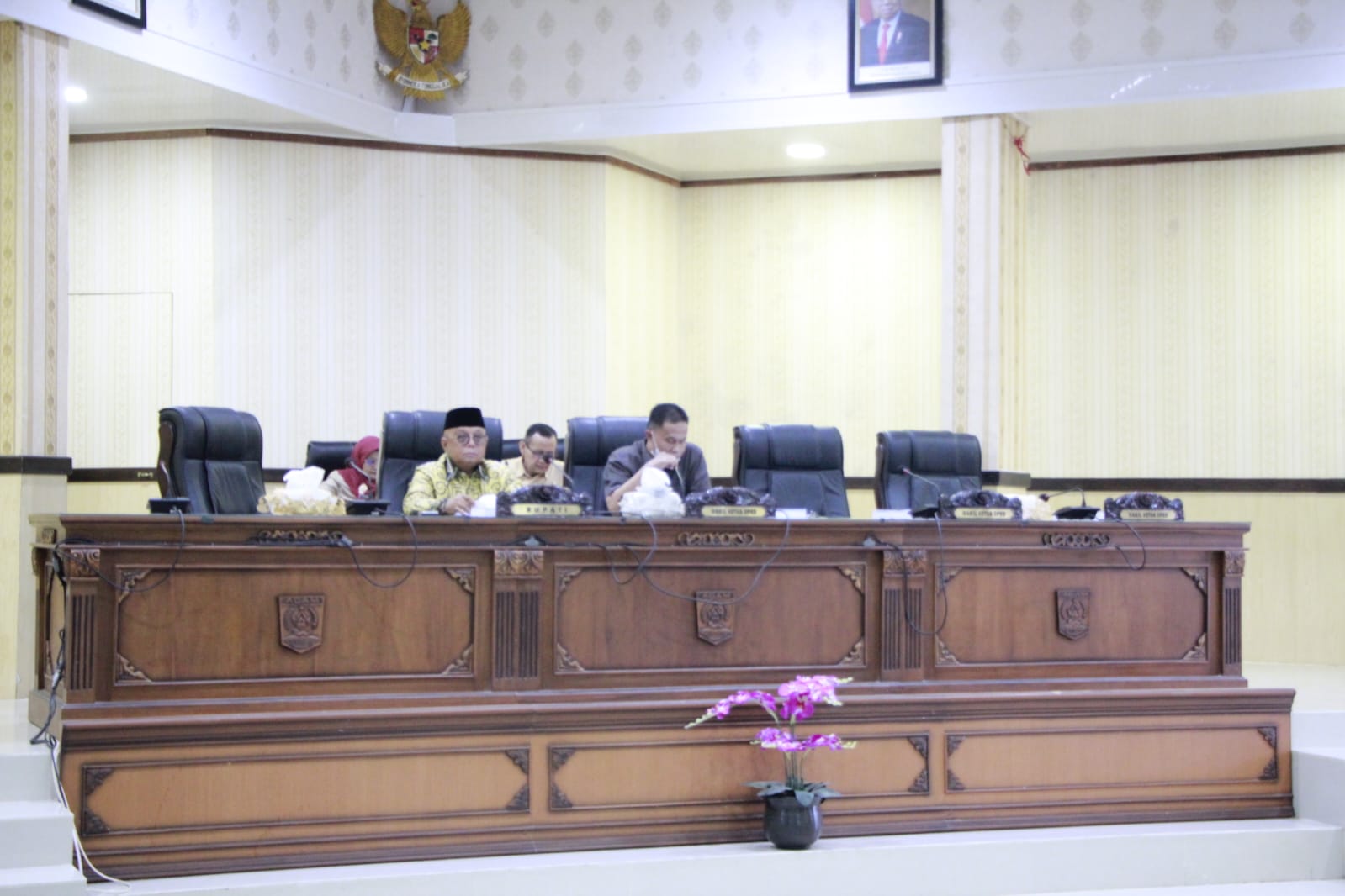 Foto DPRD Agam Melakukan Rapat Paripurna untuk Penyampaian LPKJ Bupati 2023