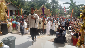 Danramil 02/Muara Siberut Dampingi Forkopimda Mentawai Peresmian Gereja Khatolik Santo Guido Maria Comforti