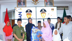 Foto Janda dengan Lima Anak Dibawa Menginap di Rumah Dinas Wali Kota karena Rumah Dibedah