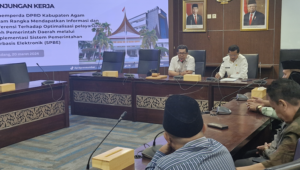 Foto DPRD Sumbar Mempelajari Penerapan SPBE dari Bapermda Kabupaten Agam