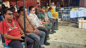 Foto Dandim 0319/Mentawai Hadiri Gerakan Pasar Murah Digelar Pemkab Mentawai