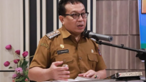 Pj Walikota Payakumbuh Jasman saat memberikan sambutan di Jakarta kemaren