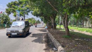 Lokasi titik pembuangan sampah yang sudah bersih di jalan Rasuna Said Payakumbuh