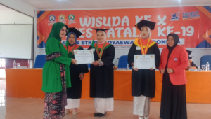 Foto Kampus WI Solsel Berikan Penghargaan Kepada Tiga Orang Wisuda Terbaik