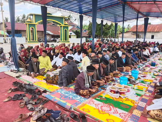 Halal Bihalal Koto nan Gadang Payakumbuh Utara Rapi dan Tersruktur, Sabtu 13 April 2024.