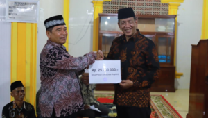 Bupati Rusma Yul Anwar Safari Ramadhan Khusus di Mesjid Nurul Huda, Lakitan, Kecamatan Lengayang