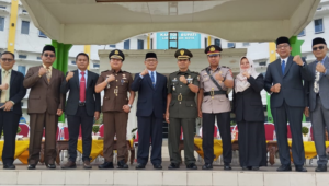 Foto bersama usai melaksanakan upacara hari Otda Limapuluh Kota, Kamis 25 April 2024.