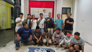 Foto Satu Orang Wali Nagari dan Kepala Kampung di Pessel ditangkap Polisi Saat Tengah Asik Bermain Judi