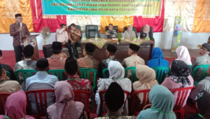 Sidang Itsbat Nikah di luar gedung Pengadilan se-Kabupaten Limapuluh Kota, di gedung Serbaguna nagari Mungka, kecamatan Mungka kabupaten Limapuluh Kota, Kamis 18 April 2024.