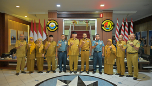 Foto Silaturrahim Lebaran, Gubernur, Wagub, dan Sekda Sumbar Sambangi Para Pejabat Unsur Forkopimda