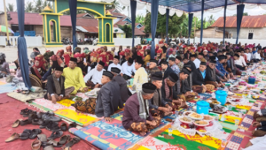 Halal Bihalal Koto nan Gadang Payakumbuh Utara Rapi dan Tersruktur, Sabtu 13 April 2024.