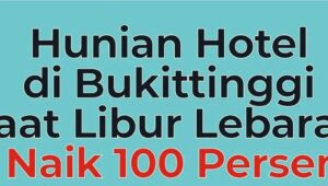 Hunian hotel 100 %