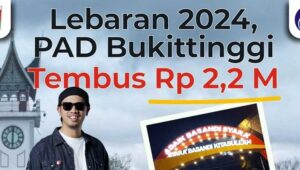 Selama liburan lebaran, PAD Kota Bukittinggi dari objek wisata tembus Rp 2,2 M