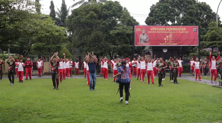 Pemko Payakumbuh Gelar Olahraga Barengan dengan Forkopimda, Jumat 24 Mei 2024.