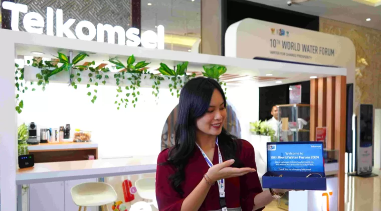 Telkomsel sukses hadirkan pengalaman layanan konektivitas digital pada gelaran World Water Forum 2024 dengan mencatatkan pertumbuhan trafik layanan data lebih dari 43% dan peningkatan trafik data layanan 5G mencapai lebih dari 114% dibandingkan hari biasa