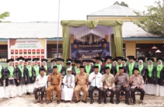 28 Santri Ponpes/MTs Syekh Ibrahim Harun di Wisuda, Selasa 14 Mei 2024.