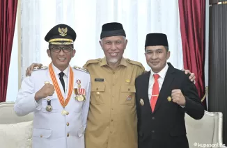 Gubernur Sumbar Mengapresiasi Kepemimpinan Wali Kota Hendri Septa dan Wakil Wali Kota Ekos Albar