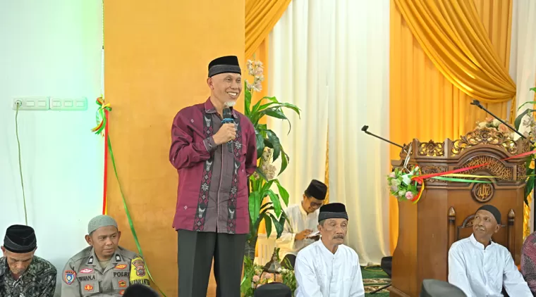 Gubernur Mahyeldi Resmikan Penetapan Masjid Al Muttaqin Gadut Tilatang Kamang