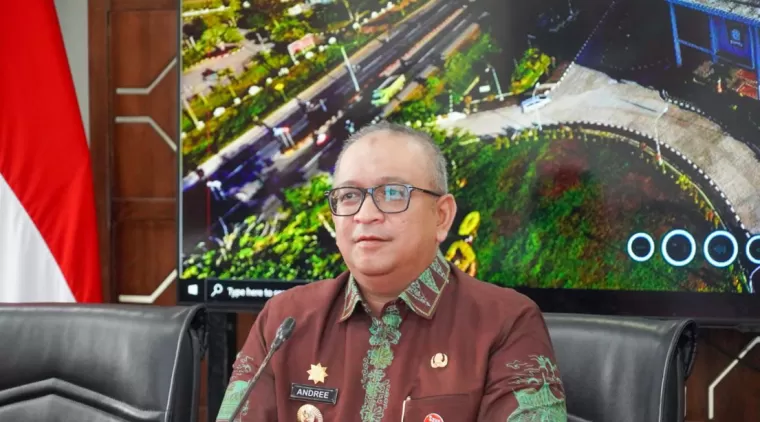 Pj Wako Andree Algamar Menghadiri Rapat Penjabat Kepala Daerah Bersama Mendagri Republik Indonesia