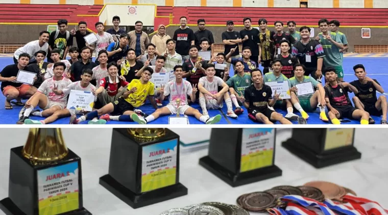 Turnamen Futsal Pariwisata CUP V: Membangun Persahabatan di GOR FIK UNP