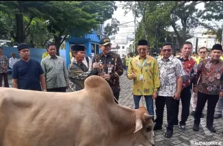 89 Hewan Kurban Disumbangkan oleh Perumda Air Minum Kota Padang