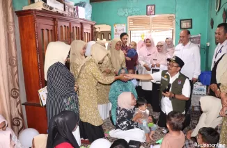 Pj. Wako Payakumbuh Melihat Langsung Kelancaran Proses Pencegahan Stunting, Rabu 12 Juni 2024