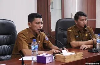 Asisten I Dafrul Pasi saat Rakor PFB di aula Randang Balaikota Payakumbuh, Selasa 25 Juni 2024.